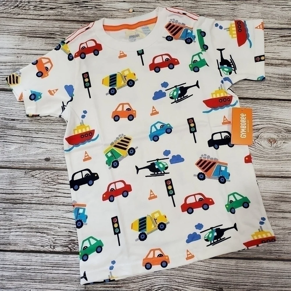 5T NWT Gymboree Transportation Vehicles T-Shirt